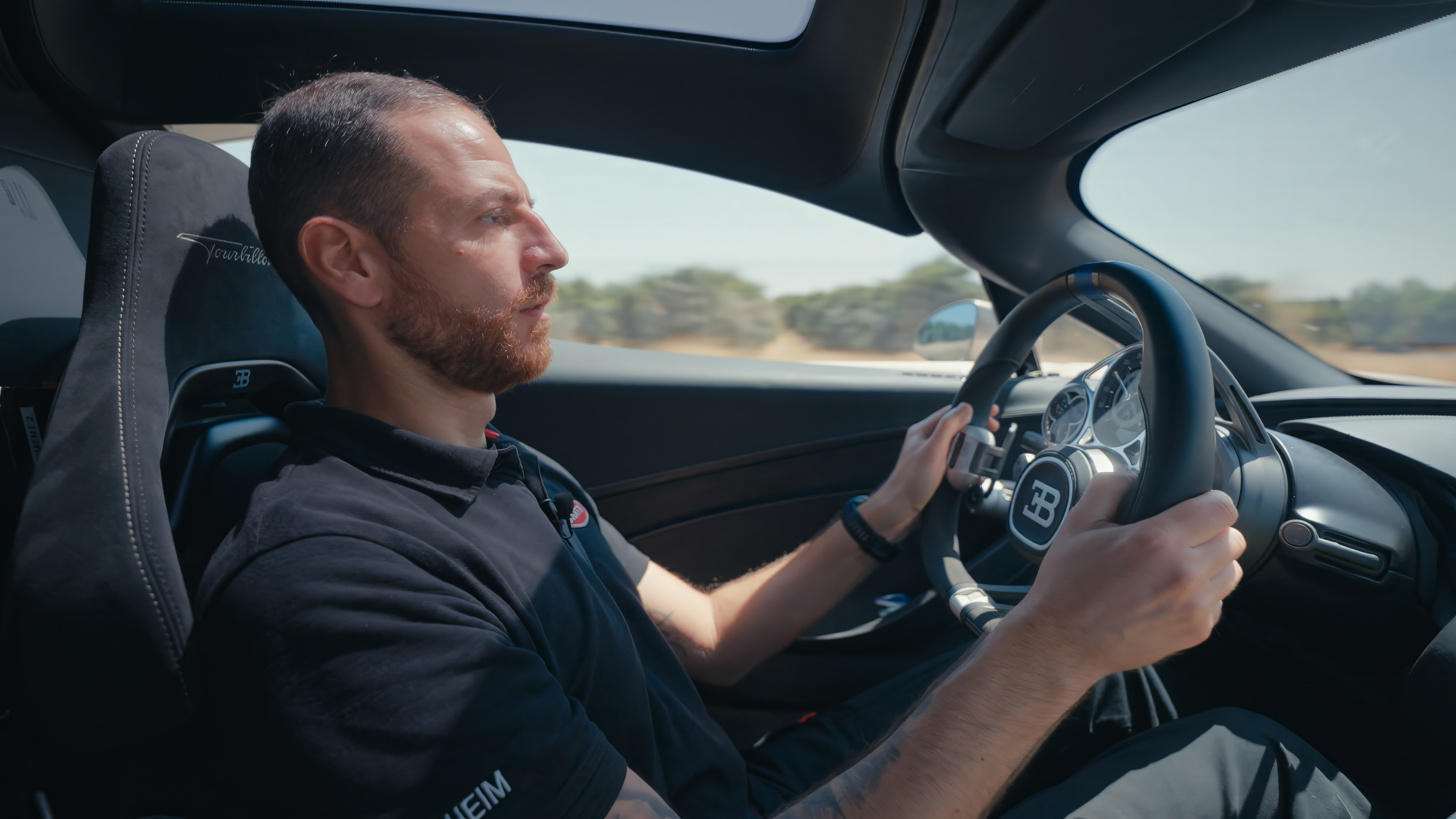 Paolo Magrone, Vehicle Development Driver at BUGATTI Rimac, explains that the right temperature inside the cabin is one of the most important factors for a driver to feel comfortable, be precise while driving and enjoy the car to its best. 
